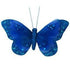 AussieSuperStore Art & Craft Essentials Royal Blue Butterfly Feather Glitter with Clip 13.5cm (in 4 colours) Butterfly Feather Glitter with Clip 13.5cm | Craft Embellishment 9323823178253 CRIT086