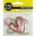 AussieSuperStore Art & Craft Essentials Sequined Hearts Puffy Shapes Sequined Hearts Puffy Shapes | Craft Party Scrapbooking Embellishment Decoration 9331468055105 VJY663