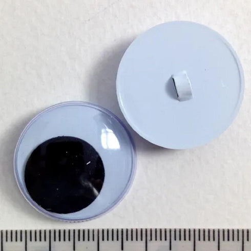 AussieSuperStore Art & Craft Essentials Sew On Joggle Eyes 25mm Sew On Joggle Eyes 25mm | Googly or Wiggle Eye | Doll Making Accessories E9JSE25