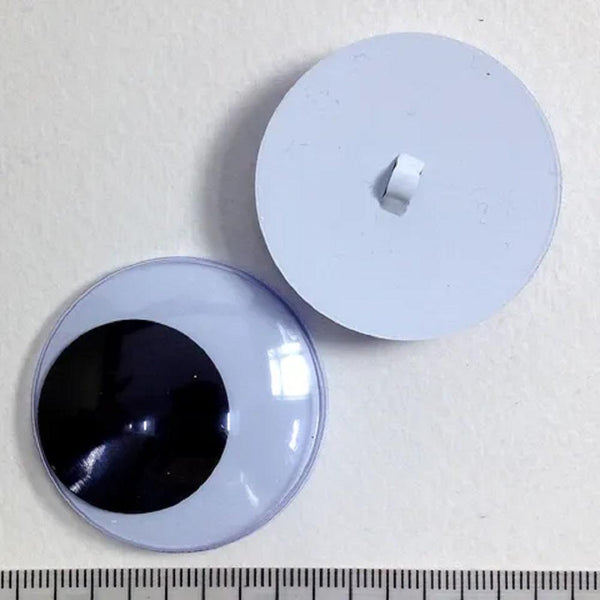 AussieSuperStore Art & Craft Essentials Sew On Joggle Eyes 40mm Sew On Joggle Eyes 40mm | Googly or Wiggle Eye | Doll Making Accessories E9JSE40