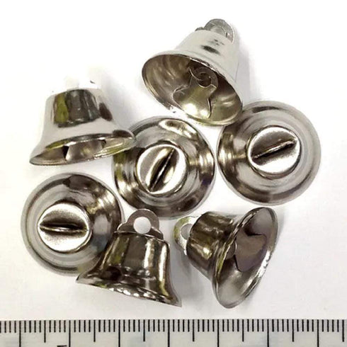 AussieSuperStore Art & Craft Essentials Silver Craft True Bells 20mm (in 2 colours) Craft True Bells 20mm (in 2 colours) | Jingle Bells for Crafting | Craft Bells TB920SI