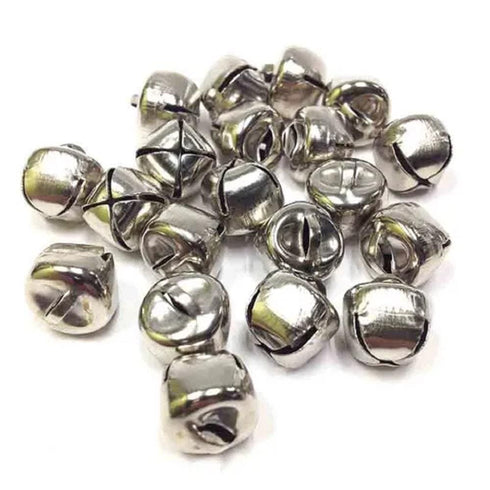 AussieSuperStore Art & Craft Essentials Silver Folley Bells 12mm (in 3 colour) Folley Bells 12mm (in 3 colour) | Jingle Bells for Crafting | Craft Bells | Craft Sleigh Bells FB912SI