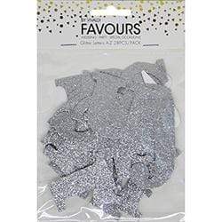 AussieSuperStore Art & Craft Essentials Silver Glitter Letters (in 2 colors) Glitter Letters (in 2 colors) | Scrapbooking Accessories | Craft Embellishment 9323823194642 FAV17069