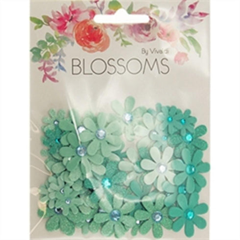 AussieSuperStore Art & Craft Essentials Sparkle Florettes Flowers (in 2 colours) Sparkle Florettes Flowers (in 2 colours) | Artificial Craft Flower Party Decoration