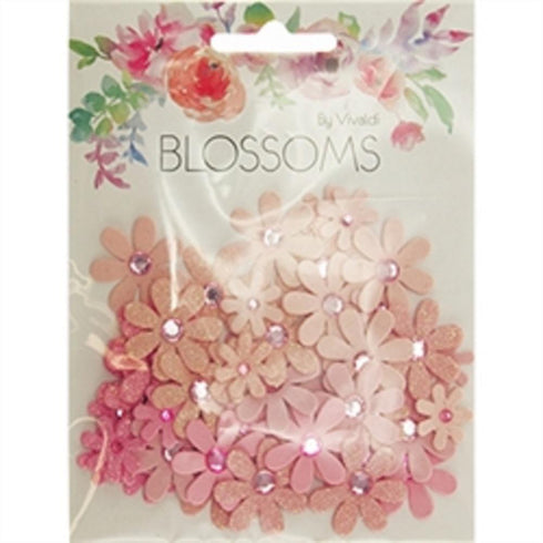 AussieSuperStore Art & Craft Essentials Sparkle Florettes Flowers (in 2 colours) Sparkle Florettes Flowers (in 2 colours) | Artificial Craft Flower Party Decoration