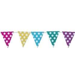 AussieSuperStore Art & Craft Essentials Spots Bright Craft Bunting (in 7 styles) Craft Bunting (in 7 styles) | Paper Bunting | Party Bunting 9323823176693 JBS143