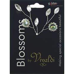 AussieSuperStore Art & Craft Essentials Spray Flower and Teardrop Spray Flower and Teardrop | Floral Craft Supplies Embellishments 9323823196714 FL17004