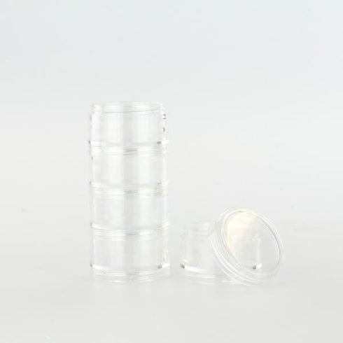 AussieSuperStore Art & Craft Essentials Stackable Craft Organiser (in 3 sizes) Stackable Craft Organiser | Plastic Storage Container or Box