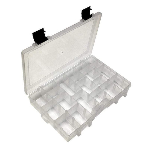 AussieSuperStore Art & Craft Essentials Storage Box 273 x 176 x 44.5 mm Storage Box 273 x 176 x 44.5 mm | Plastic Storage Container or Box SBH-9