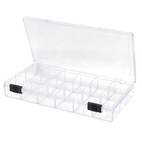 AussieSuperStore Art & Craft Essentials Storage Box Divided Organiser Storage Box Divided Organiser | Plastic Storage Container or Box 170050