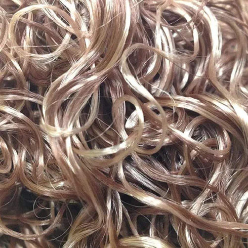 AussieSuperStore Art & Craft Essentials Strawberry Blonde Curly Hair 25g (in 6 colours) Curly Hair 25g (in 6 colours) | Doll Making Accessories HAIRSB