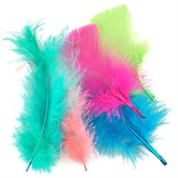 AussieSuperStore Art & Craft Essentials Summer Colour Feathers Summer Colour Feathers | Artificial Feathers | Synthetic Feathers 9331468058748 VCF48