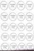 AussieSuperStore Art & Craft Essentials Thank you for your kindness White Printed Sticker (in 4 types) White Printed Sticker (in 4 types) | Scrapbooking Embellishment DUR3132