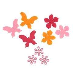 AussieSuperStore Art & Craft Essentials Triple Pack Felt Butterflies & Flowers Triple Pack Felt Butterflies & Flowers | Embellishment 9331468035862 VCTP004