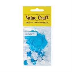 AussieSuperStore Art & Craft Essentials Triple Pack Puffy Crown Turquoise Triple Pack Puffy Crown Turquoise | Craft Party Embellishment Decoration 9331468035886 VCTP006