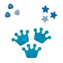 AussieSuperStore Art & Craft Essentials Triple Pack Puffy Crown Turquoise Triple Pack Puffy Crown Turquoise | Craft Party Embellishment Decoration 9331468035886 VCTP006
