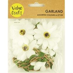 AussieSuperStore Art & Craft Essentials Twine Garland 95 cm (in 3 colours) Twine Garland 95 cm (in 3 colours) | Artificial Flower Party Decoration