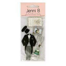 AussieSuperStore Art & Craft Essentials Wedding Theme 3D Stickers (in 4 styles) Wedding Theme 3D Stickers | Scrapbooking Stickers | Embellishments