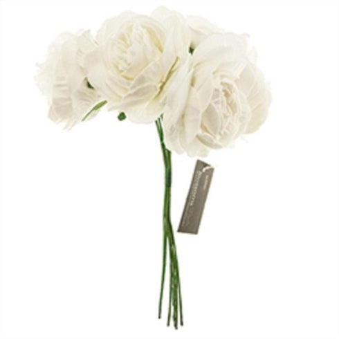 AussieSuperStore Art & Craft Essentials White Foam Peony Flowers (in 4 colours) Foam Peony Flowers (in 4 colours) | Artificial Craft Flower Party Decoration 9323823204693 RBF19001