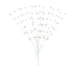AussieSuperStore Art & Craft Essentials White Pearl Spray with 18 Head (in 5 colors) Pearl Spray with 18 Head  | Floral Craft Supplies | Floral Embellishments 9323823150679 FL23WH
