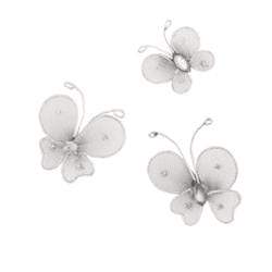 AussieSuperStore Art & Craft Essentials White Wire Butterfly (in 4 colors) Wire Butterfly | Craft Embellishment | Scrapbooking Embellishment 9323823146078 JBE032