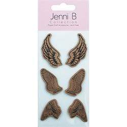 AussieSuperStore Art & Craft Essentials Wings 3D stickers Wings 3D stickers | Scrapbooking Stickers | Embellishments 9323823193041 JB16023