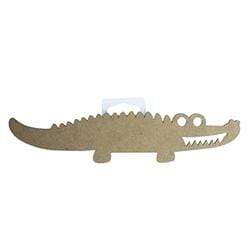 AussieSuperStore Art & Craft Essentials Wooden Craft Crocodile Wooden Craft Crocodile |Craft Wooden Shapes | Laser cut Wooden Shapes 9331468049494 VCWD11