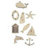 AussieSuperStore Art & Craft Essentials Wooden Craft Nautical Assorted Wooden Craft Nautical Assorted | Craft Wooden Shapes | Laser cut Wooden Shapes 9331468049500 VCWD12