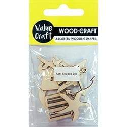 AussieSuperStore Art & Craft Essentials Wooden Craft Nautical Assorted Wooden Craft Nautical Assorted | Craft Wooden Shapes | Laser cut Wooden Shapes 9331468049500 VCWD12