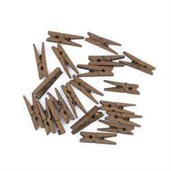 AussieSuperStore Art & Craft Essentials Wooden Craft Pegs Gold Wooden Pegs Gold | Craft Tiny Pegs | Craft Wooden Items | Mini Wooden Pegs 9331468045830 VCWM20