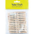 AussieSuperStore Art & Craft Essentials Wooden Craft Pegs Natural Wooden Craft Pegs Natural | Craft Wooden Items | Mini Wooden Pegs 9331468045786 VCWM15