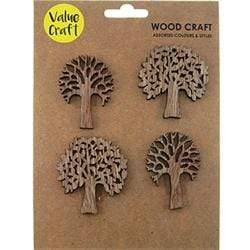 AussieSuperStore Art & Craft Essentials Wooden Craft Shapes Trees Wooden Shapes Trees | Craft Wooden Shapes | Wood craft | Laser cut Wooden Shapes 9331468051725 VJY421
