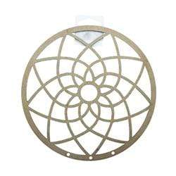 AussieSuperStore Art & Craft Essentials Wooden Dream Catcher 16cm Wooden Dream Catcher 16cm | Craft Wooden Shapes | Dreamcatcher Supplies 9331468049463 VCWD08