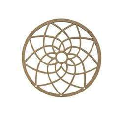 AussieSuperStore Art & Craft Essentials Wooden Dream Catcher 70x70mm Wooden Dream Catcher 70x70mm | Craft Wooden Shapes | Dreamcatcher Supplies 9331468051350 VCWD14