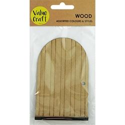 AussieSuperStore Art & Craft Essentials Wooden Fairy Door Wooden Fairy Door | Fairy Gardens supplies | Fairy Houses Supplies 9331468055280 VJY681