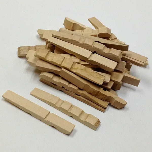 AussieSuperStore Art & Craft Essentials Wooden Half Pegs Wooden Half Pegs | Craft Tiny Pegs | Craft Wooden Items | Mini Wooden Pegs PE062