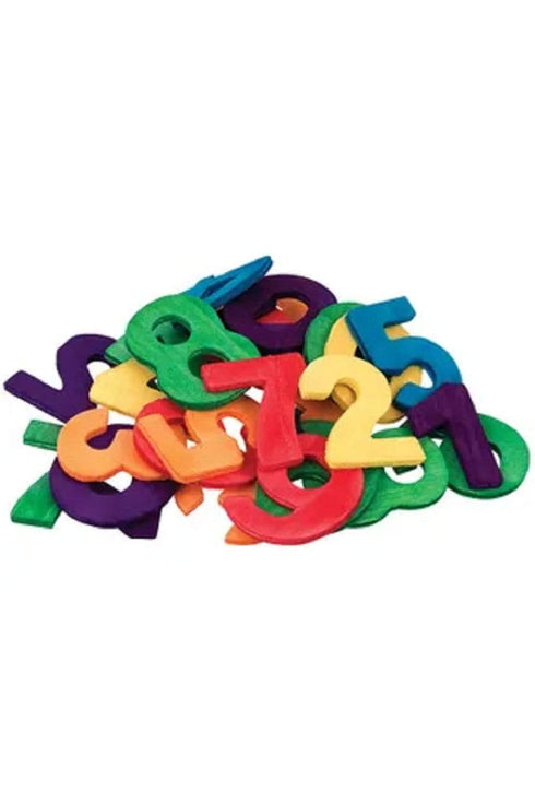 AussieSuperStore Art & Craft Essentials Wooden Numbers 25mm Wooden Numbers 25mm | Craft Wooden Shapes | Wooden Shapes WO115