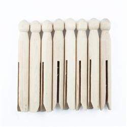 AussieSuperStore Art & Craft Essentials Wooden Old Fashioned Pegs Wooden Pegs Old Fashioned | Dolly Pegs | Craft Wooden Pegs 9331468045809 VCWM17