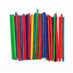 AussieSuperStore Art & Craft Essentials Wooden Round Stick Multicolour Wooden Round Stick Multicolour | Craft Wooden Sticks | Wooden Shapes items 9331468045779 VCWM14