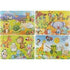 AussieSuperStore Games & Activities Animals 4 Puzzle Pack Animals 4 Puzzle Pack | Cardboard Jigsaw Puzzle for Kids 9331468060499 VJY866