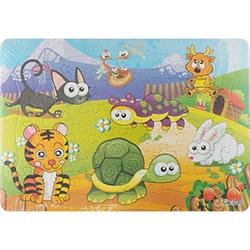 AussieSuperStore Games & Activities Animals 4 Puzzle Pack Animals 4 Puzzle Pack | Cardboard Jigsaw Puzzle for Kids 9331468060499 VJY866