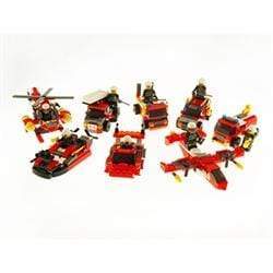 AussieSuperStore Games & Activities Building Block Set City Fire Rescue (in 8 varieties) Building Block Set City Fire Rescue | Firefighting Building Toys for Kids