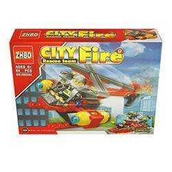 AussieSuperStore Games & Activities Building Block Set City Fire Rescue (in 8 varieties) Building Block Set City Fire Rescue | Firefighting Building Toys for Kids