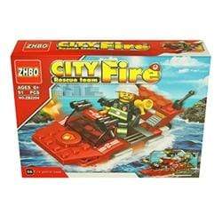 AussieSuperStore Games & Activities Building Block Set City Fire Rescue (in 8 varieties) Building Block Set City Fire Rescue | Firefighting Building Toys for Kids