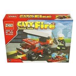 AussieSuperStore Games & Activities Building Block Set City Fire Rescue (in 8 varieties) Building Block Set City Fire Rescue | Firefighting Building Toys for Kids