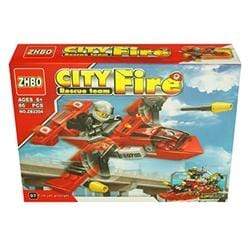 AussieSuperStore Games & Activities Building Block Set City Fire Rescue (in 8 varieties) Building Block Set City Fire Rescue | Firefighting Building Toys for Kids
