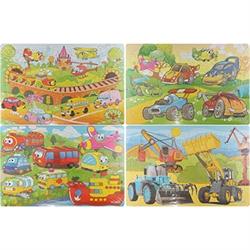 AussieSuperStore Games & Activities Cars & Trucks 4 Puzzle Pack Cars & Trucks 4 Puzzle Pack | Cardboard Jigsaw Puzzle for Kids 9331468060475 VJY864