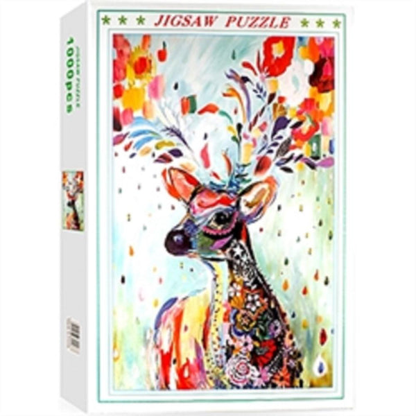 AussieSuperStore Games & Activities Deer Jigsaw Puzzle Deer Jigsaw Puzzle | Cardboard Jigsaw Puzzle for Kids 9331468060413 VJY859