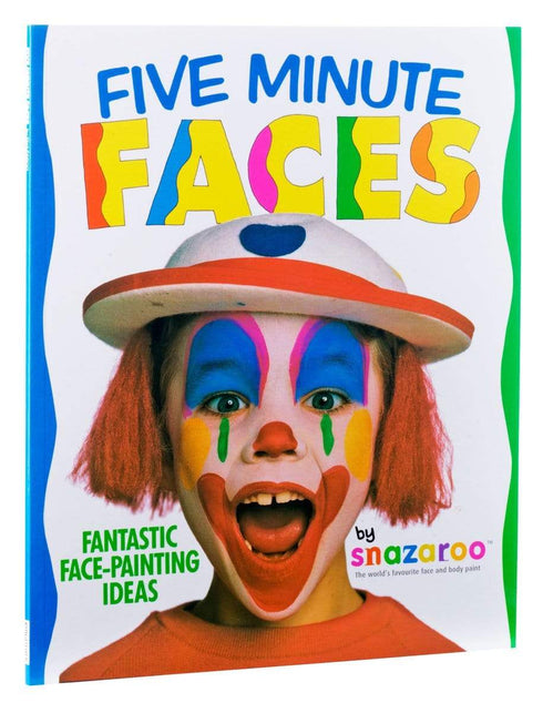 AussieSuperStore Games & Activities Five Minute Faces Book Snazaroo Face Painting  Snazaroo Face Painting | Face Painting Books 766416262592 EDP: 0363550