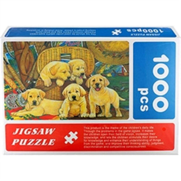 AussieSuperStore Games & Activities Puppies Jigsaw Puzzle Puppies Jigsaw Puzzle | Cardboard Jigsaw Puzzle for Kids 9331468060390 VJY857